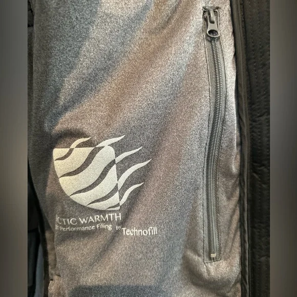 NWOT - Men’s Nuage Jet Black Hooded Puffer Jacket - Size Large - Picture 5 of 8